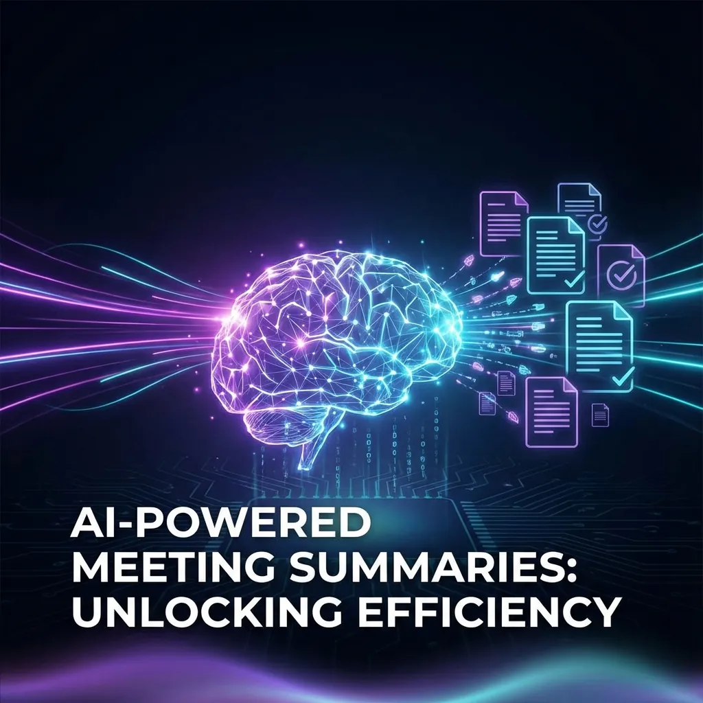 How an AI meeting summary is written