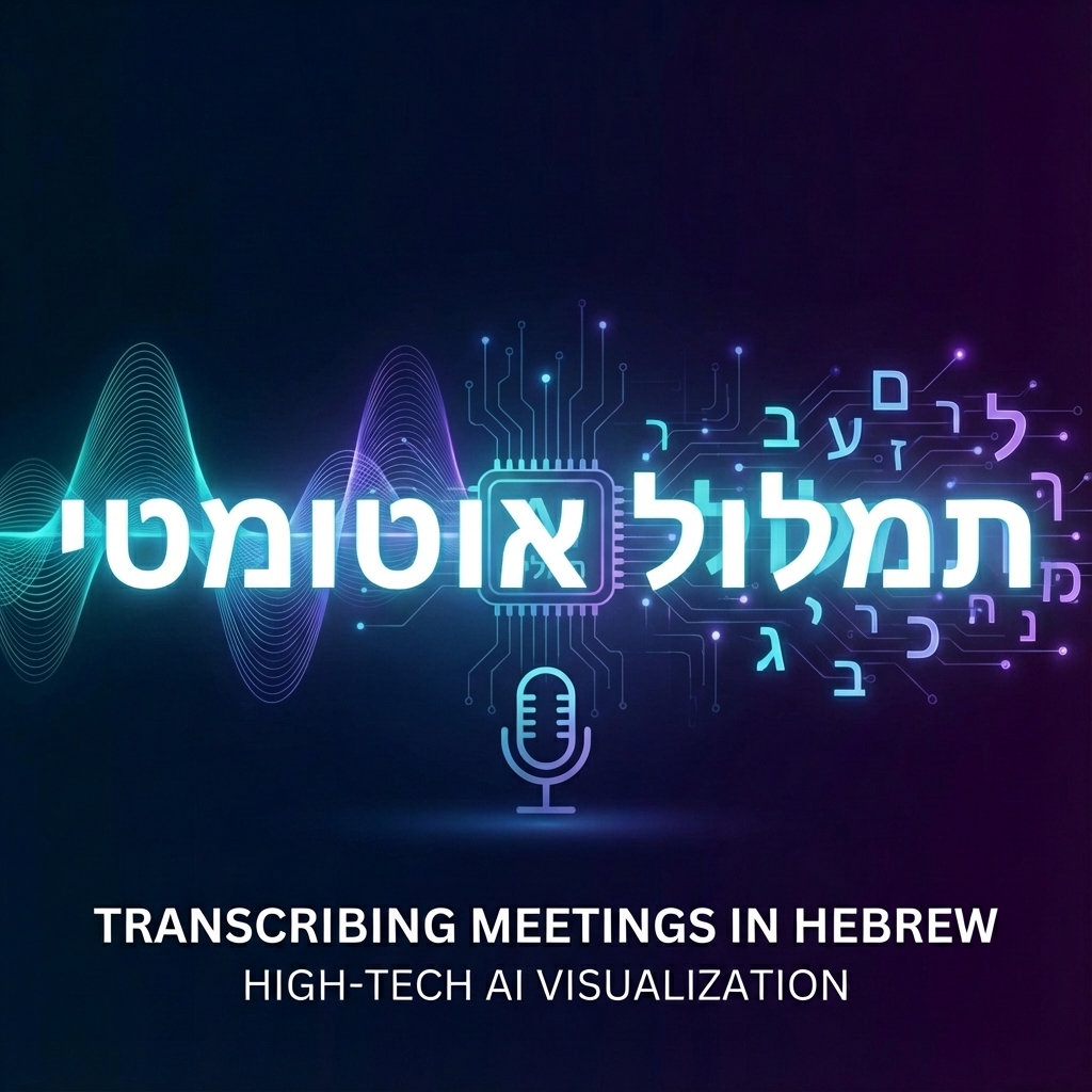 תמלול הקלטות בעברית