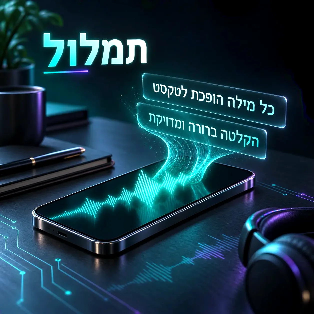 תמלול הקלטות בעברית: איך הופכים הקלטה לטקסט